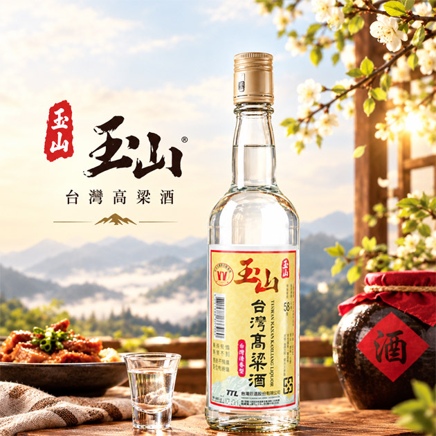 玉山台灣高粱酒-58度-300毫升