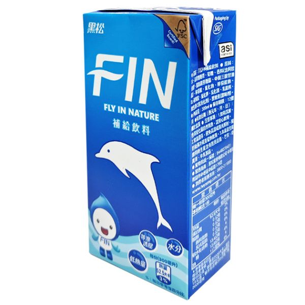 黑松-FIN補給飲料-300ml