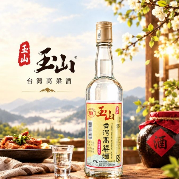 玉山台灣高粱酒-58度-300毫升
